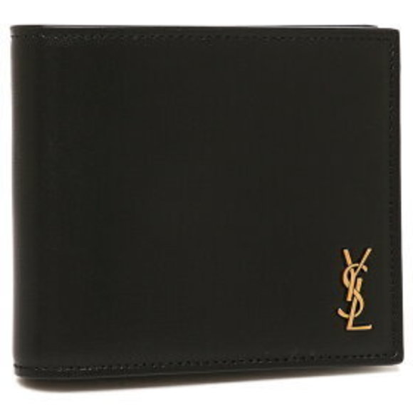 Saint Laurent Paris Cassandra Bifold Wallet Black - Picture 1 of 9
